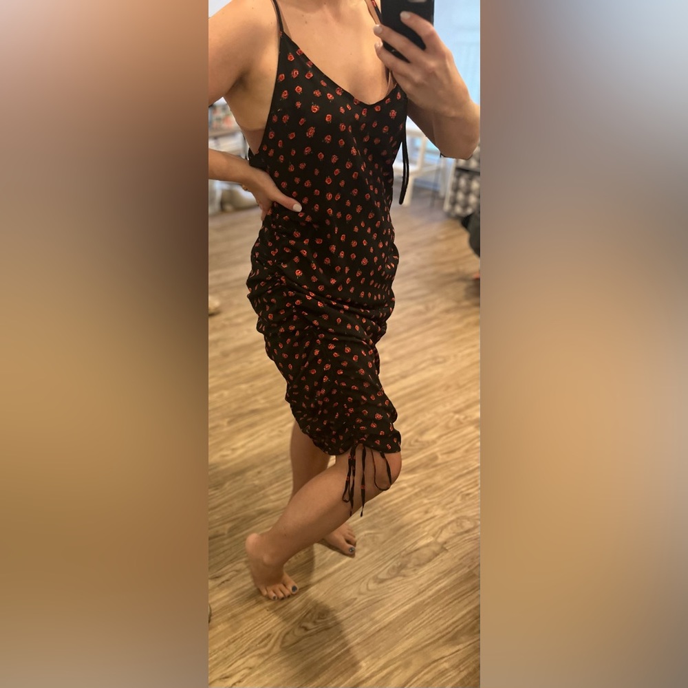 Urban Outfitters Ruched Slip Dress 🌹